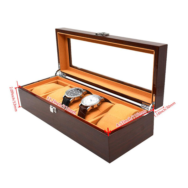 Solid Wood Watches Storage Box