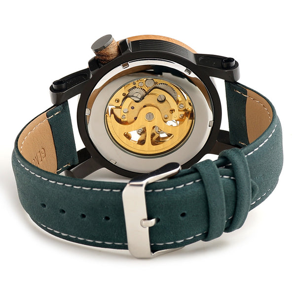 Steeling In Wooden Watch