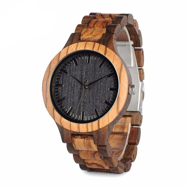 Inside Out Wooden Watch