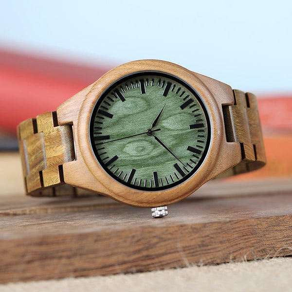 Rounded Luxury Green Watch