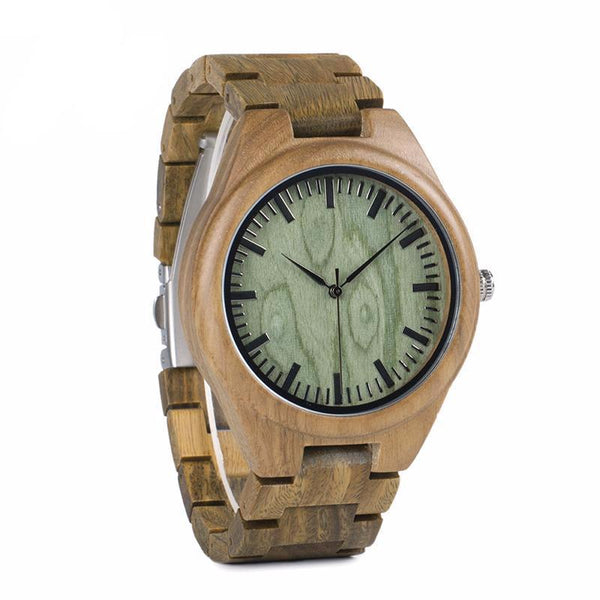 Rounded Luxury Green Watch