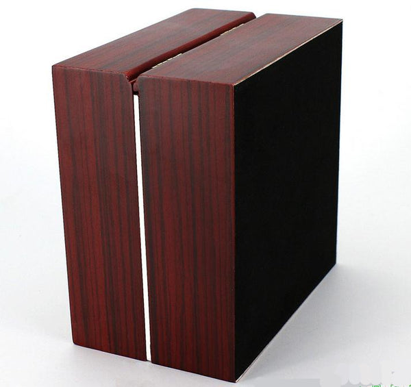 Durable Dark Red Wooden Watch Box