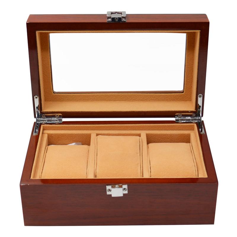 wood watch storage organizer display box